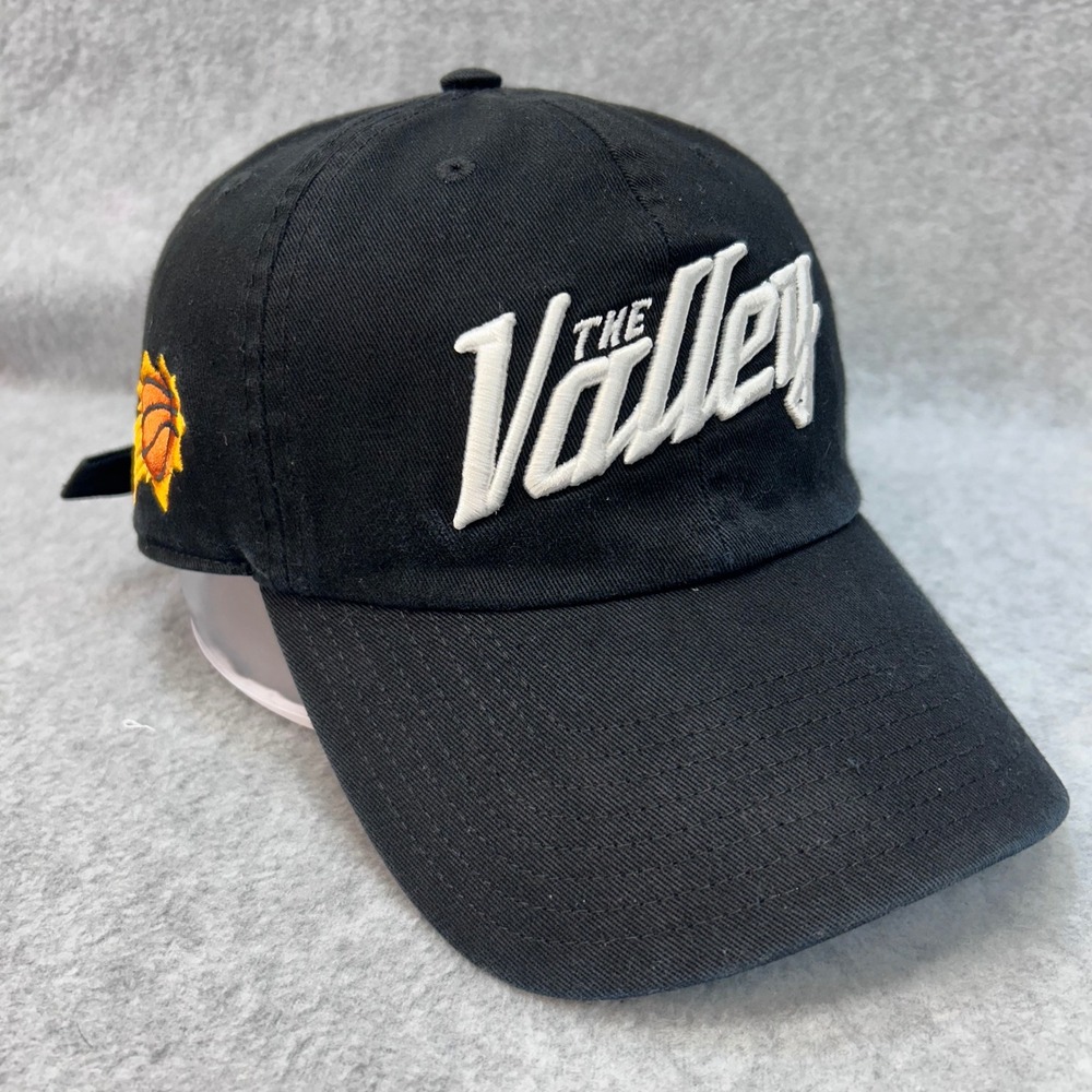 The Valley Mens Black 47 Brand Phoenix Suns Basketball Adjustable Hat OSFA